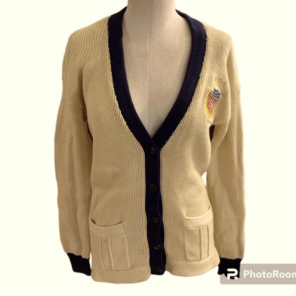 Polo Ralph Lauren 2012 USA Olympic Team Cardigan Sweater Size Medium 
Very Rare
